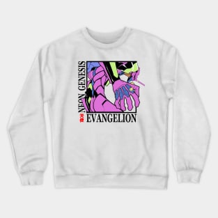 Evangelion eva 01 Crewneck Sweatshirt